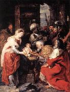 RUBENS, Pieter Pauwel Adoration of the Magi oil painting artist